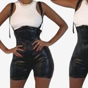 Sleek High Waist Black Shorts for Women